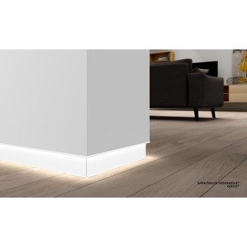 Novorodapie Eclipse Alu. a:13 h70 Blanco mate-142