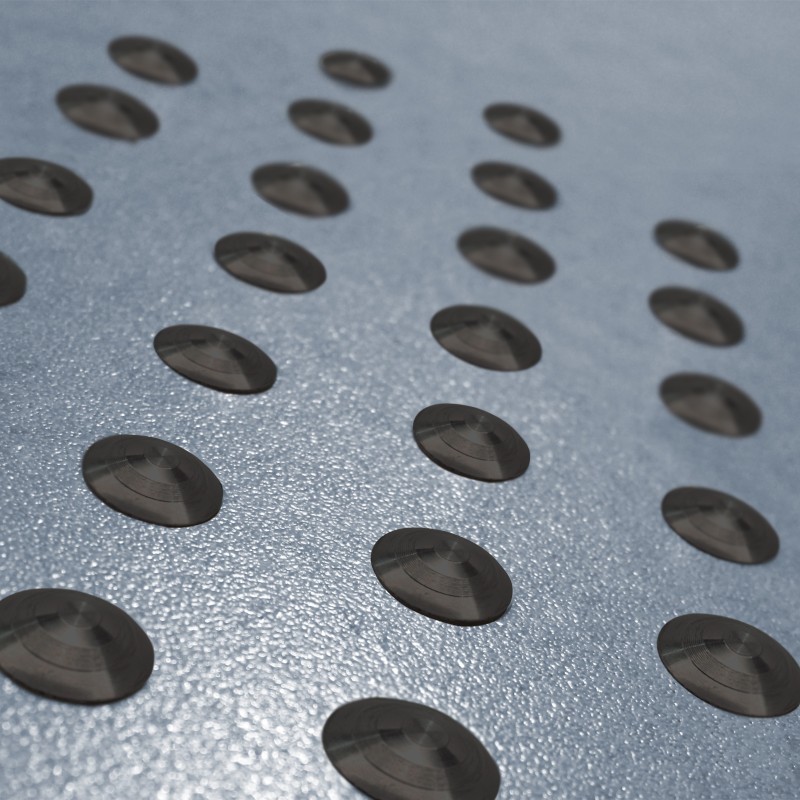 Novotop Access 3mm Alu. Negro mate-90
